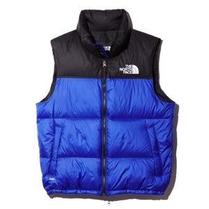 north face nuptse aztec blue